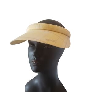 Women's IZOD Golf Plaid Yellow Visor